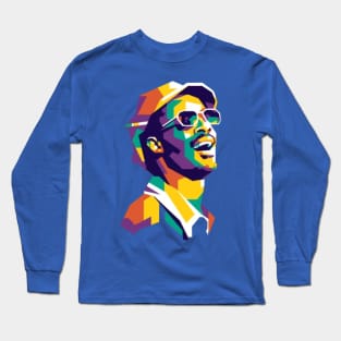 Stevie Wonder WPAP Long Sleeve T-Shirt